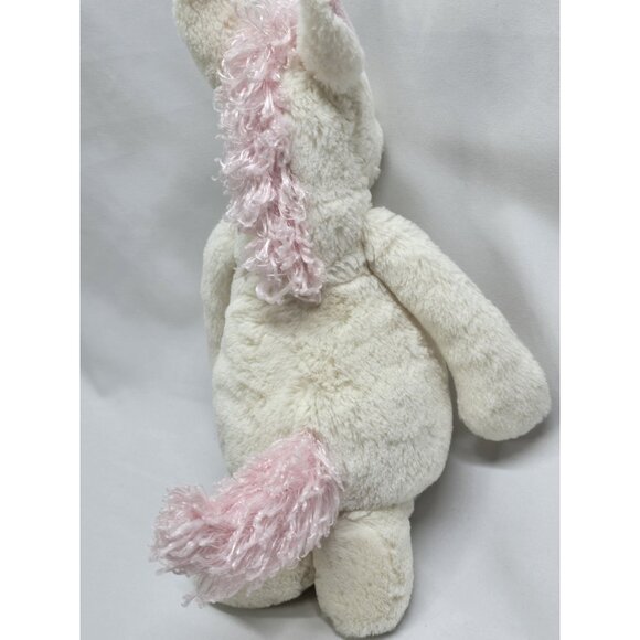 Jellycat Bashful Unicorn Pink Soft Plush Stuffed Animal Toy 12” - Picture 8 of 9